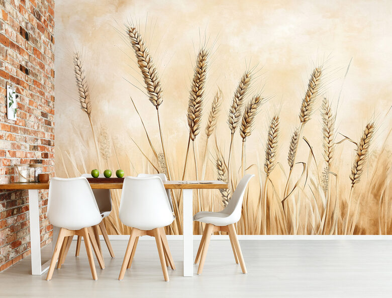 Wall Mural: Golden Wheat Ears 