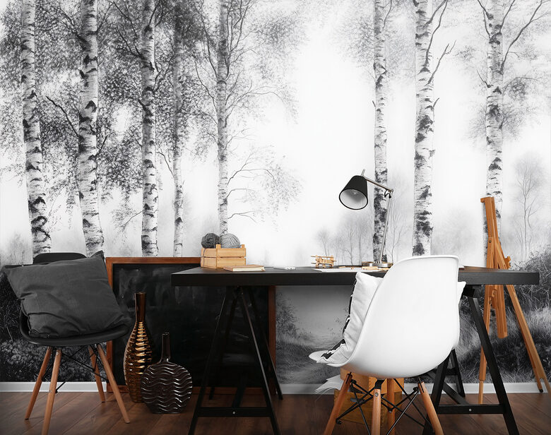 Фотообои: Березовая Роща 