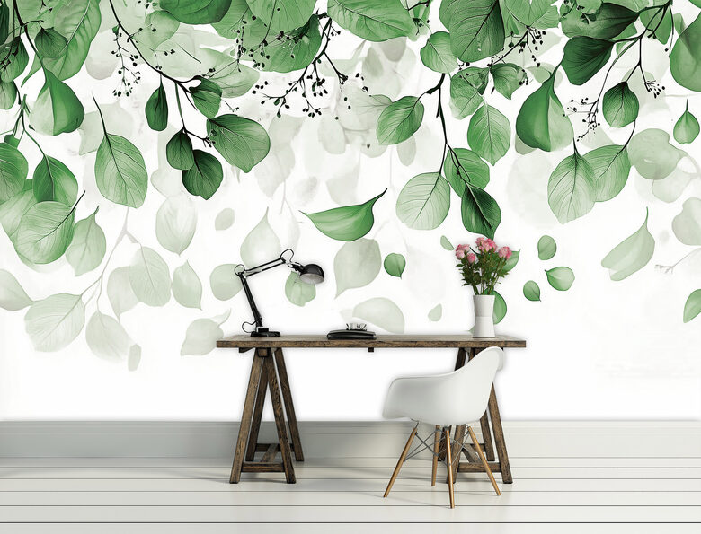 Fototapete: Zaļas Caurspīdīgas Lapas