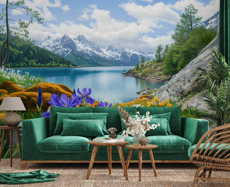 Фотообои: Горный Пейзаж 