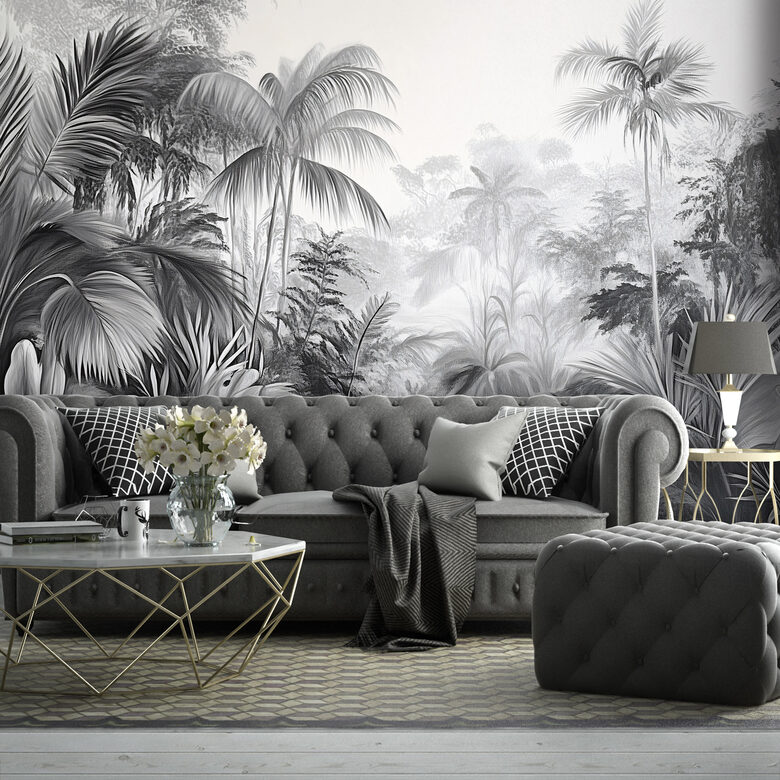 Fototapete: Tropu Džungļi ar Palmām