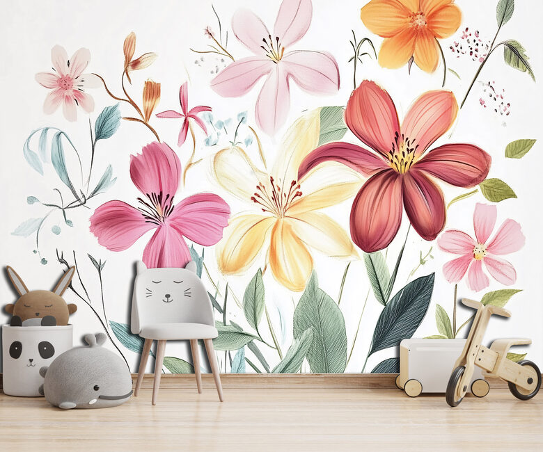 Fototapete: Ziedu Ilustrācija