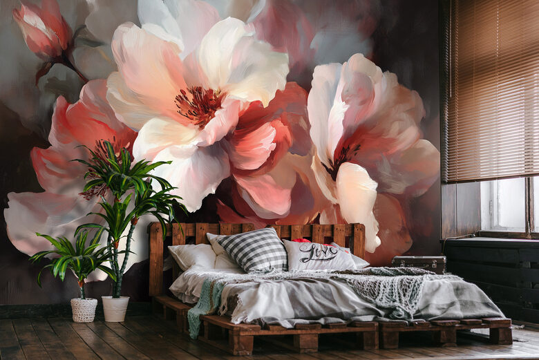 Fototapete: Romantiski Ziedi