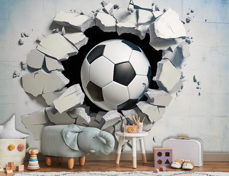 Fototapete: 3D Futbola Bumba  