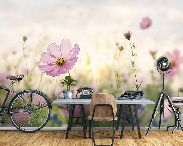 Fototapete: Ziedoša Kosmejas 