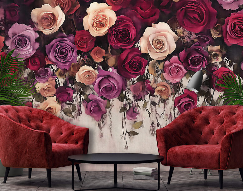 Fototapete: Rožu Kaskādes
