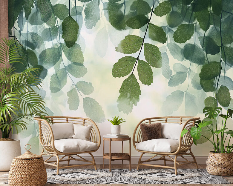 Fototapete: Gaisīgs Zaļš Lapojums 