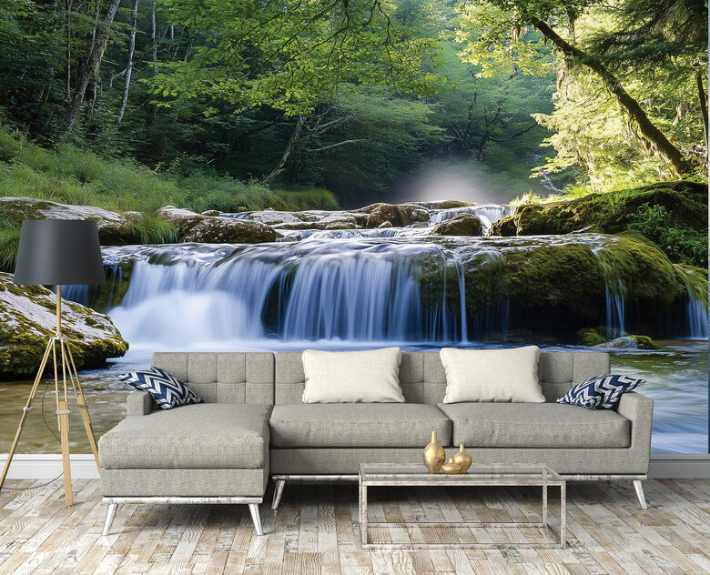 Фотообои: Водопады в Лесу