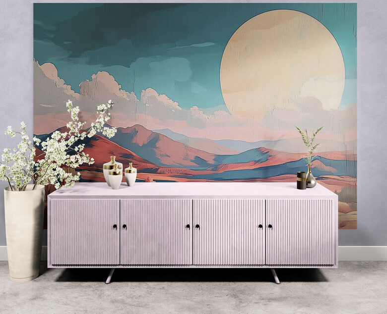 Fototapete: Akvareļu Tuksneša Ainava