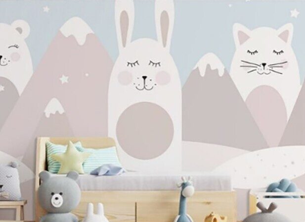 Fototapete: Mīlīgi Ziemas Dzīvnieki