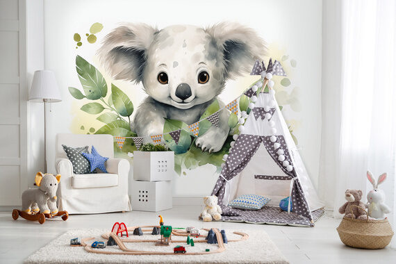 Fototapete: Akvareļa Koalas Mazulis 