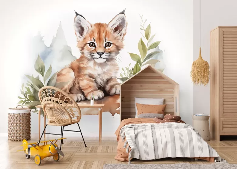 Fototapete: Lūša Mazulis Ziedos