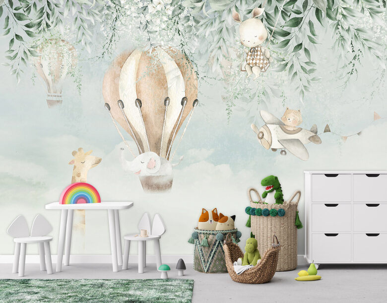 Fototapete: Mīlīgie Rotaļu Dzīvnieki 