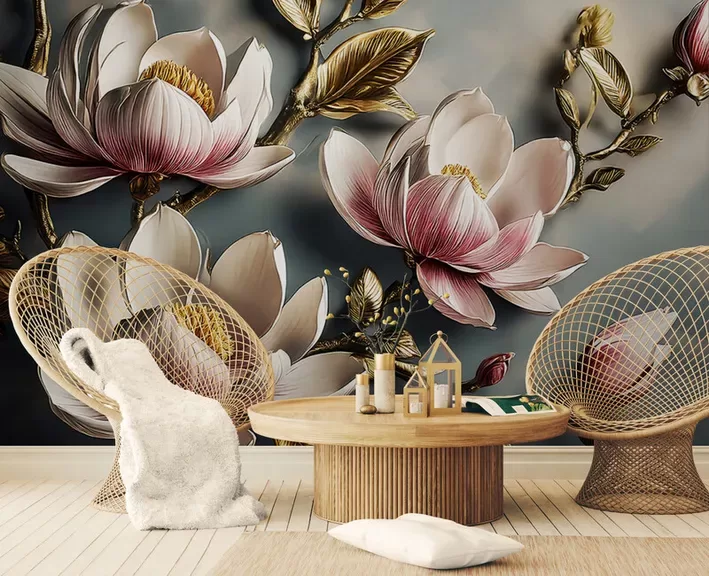 Фотообои: Магнолия 3D