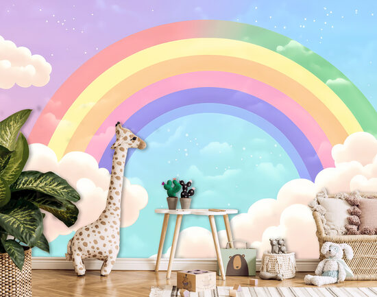 Fototapete - varavīksne debesīs (Kods:15530)