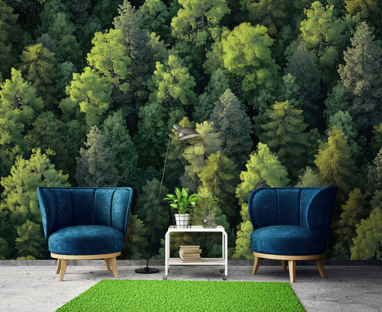 Fototapete - Meža koku vainagi (Kods:15562)