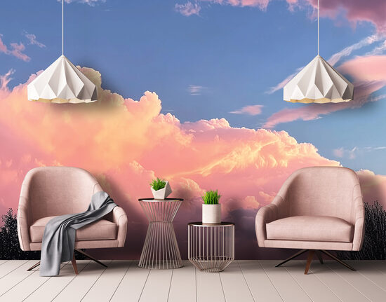 Fototapete - Sarkanīgie mākoņi (Kods:15634)