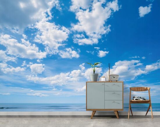 Fototapete: Zilie mākoņi