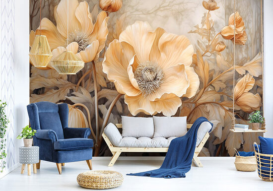 Fototapete - sapņu magones (Kods: PL 14730)