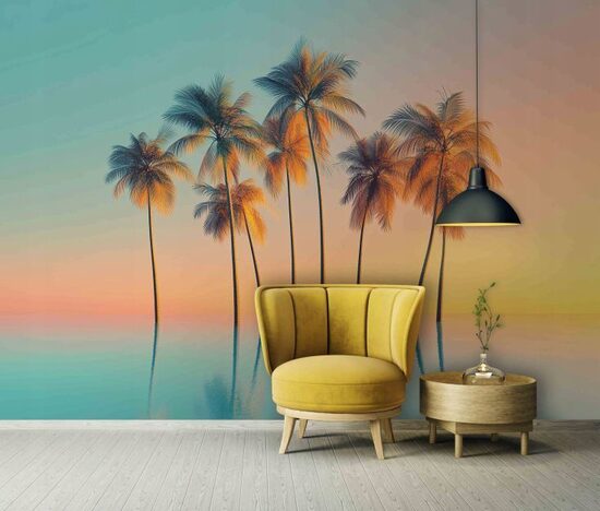 Fototapete: Palmas atspulgs