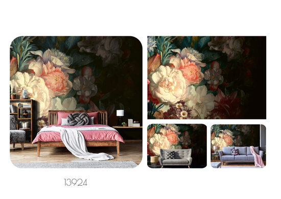 Fototapete - ziedu miers (Kods: PL 13924)