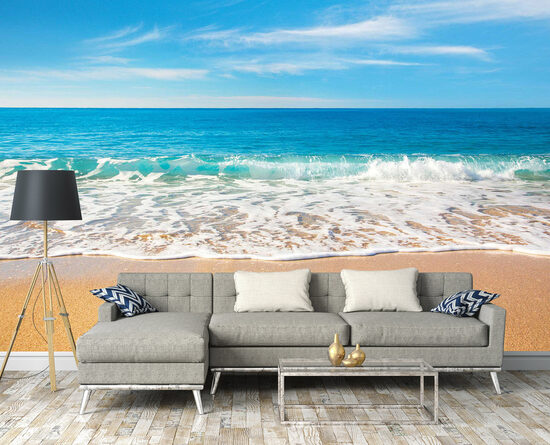 Fototapete: Saulaina Smilšu Pludmale 