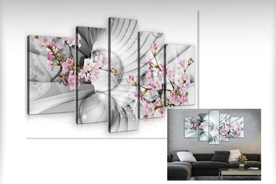 Kanvas Komplekts: Sakuras Ziedi