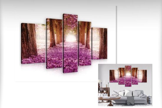 Kanvas Komplekts: Ziedu Aleja