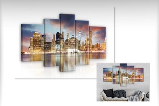 Kanvas Komplekts: Ņujorkas Panorāma