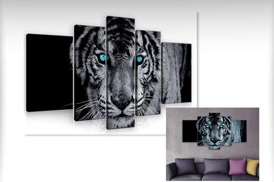 Kanvas Komplekts: Baltais Tīģeris 