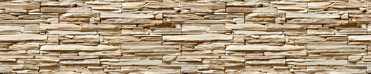 Stikla panelis (ID 2943): Dabisks akmens mūra raksts, smilškrāsas un brūnos toņos 