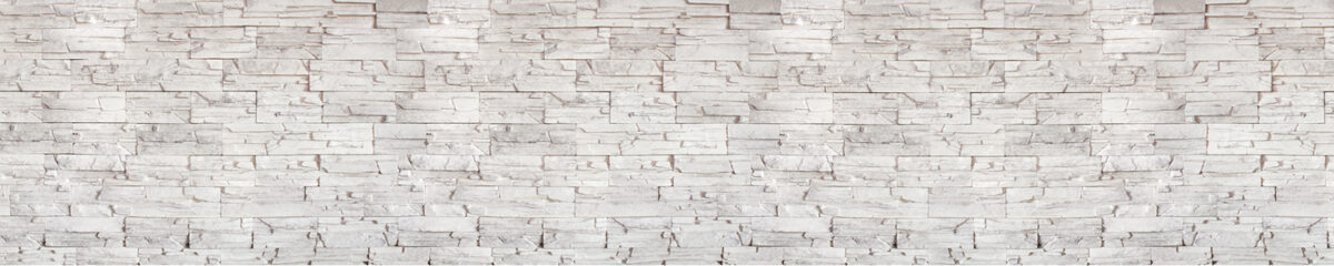 Stikla panelis (ID 4739): Gaiša, dekoratīva baltu akmens bloku siena